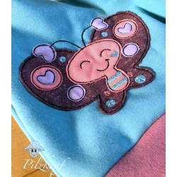 Stickdatei - Schmetterling Fransenappli